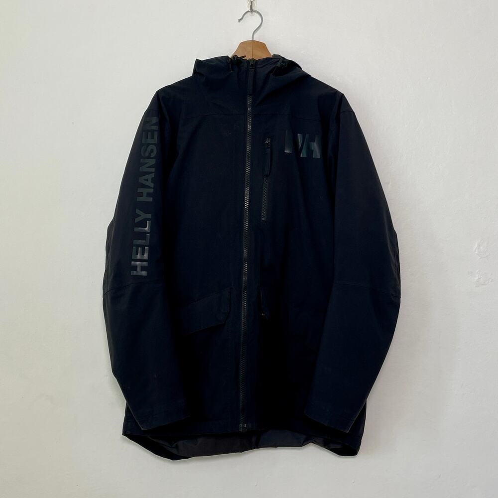 Helly Hansen – Black Primaloft Insulated Hooded Ski Jacket